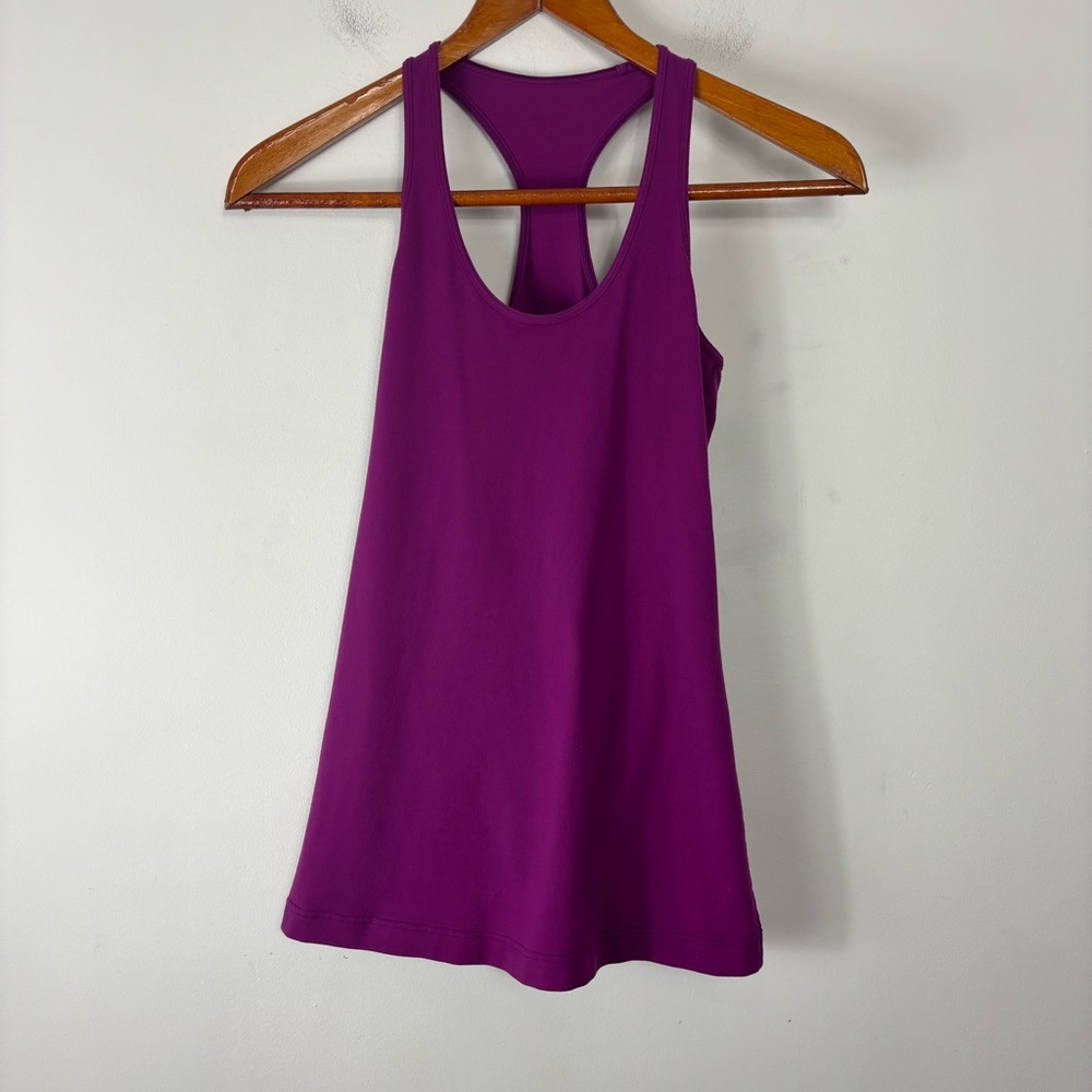 Lululemon athletica Purple/Grape Racerback Tank size 8